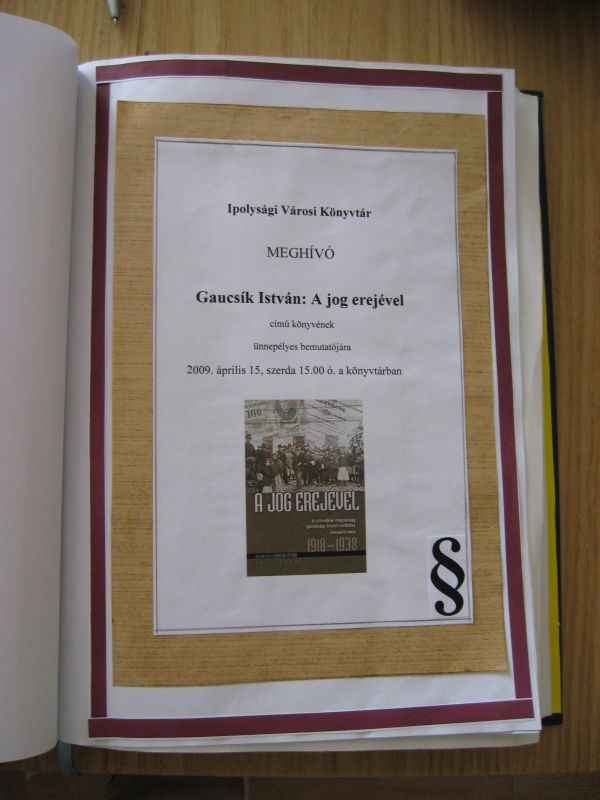 Fotogaléria Autorská beseda s Istvánom Gaucsíkom - 15.4.2009 (5) Autorská beseda s Istvánom Gaucsíkom - 15.4.2009
