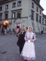 Propagačné materiály výstavy rozdávali turistom vo Propagačné materiály výstavy rozdávali turistom vo